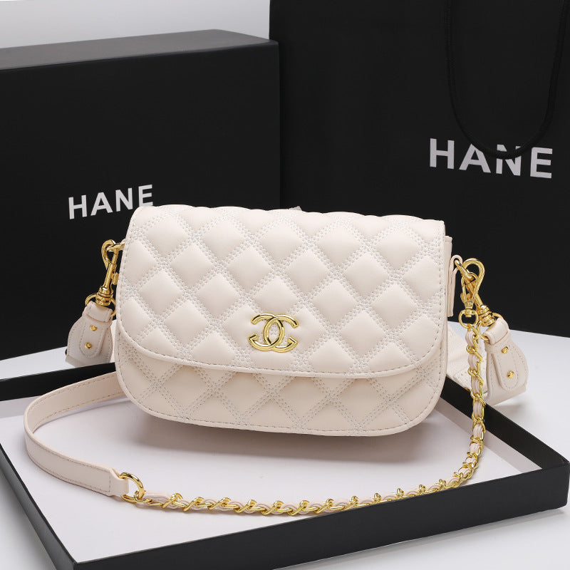 Women's Style Rhombus Chain Western Texture Bags