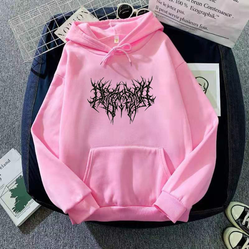 Glamorous Hooded Sweatshirt Unisex Wear Loose Sweaters