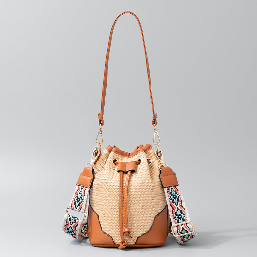 Women's Straw Woven High Sense Niche Shoulder Bags