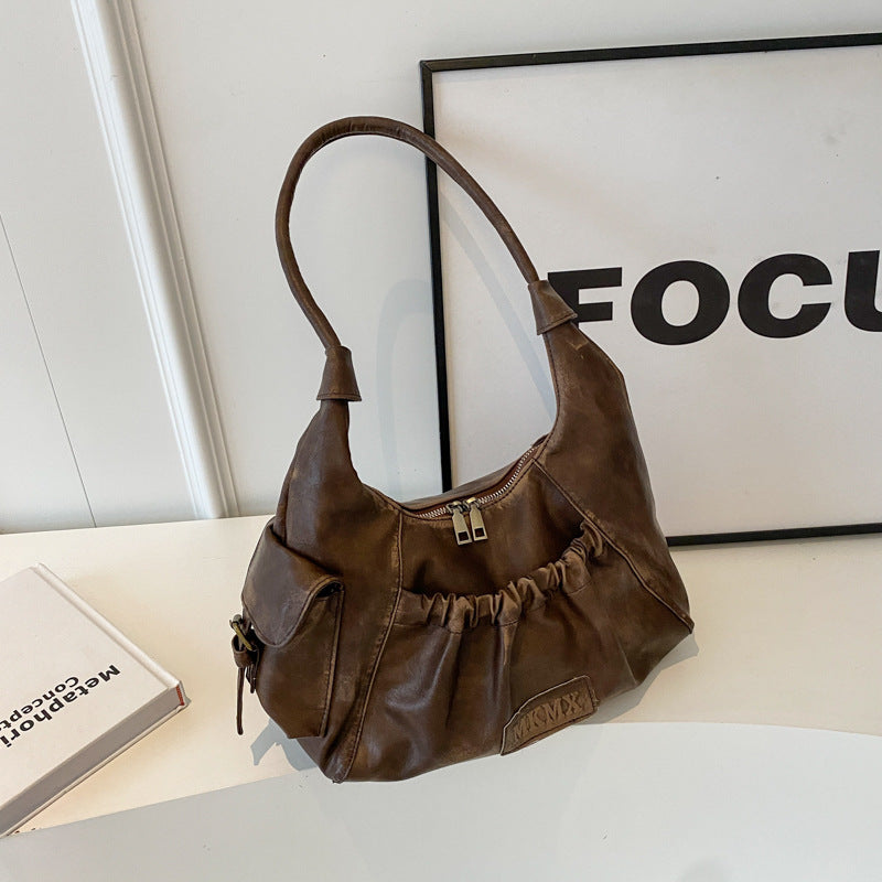 Women's Niche High-grade Retro Hot Underarm Style Shoulder Bags