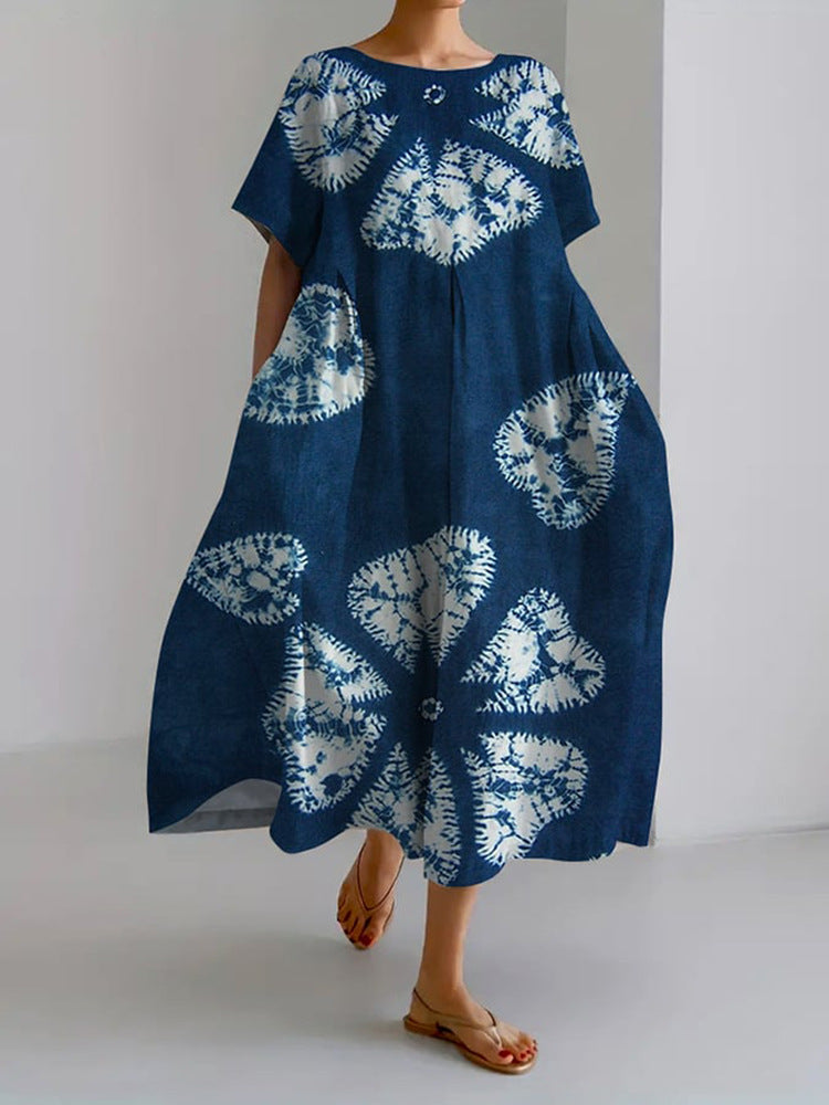 Craft Round Neck Sweet Lady Dress Dresses