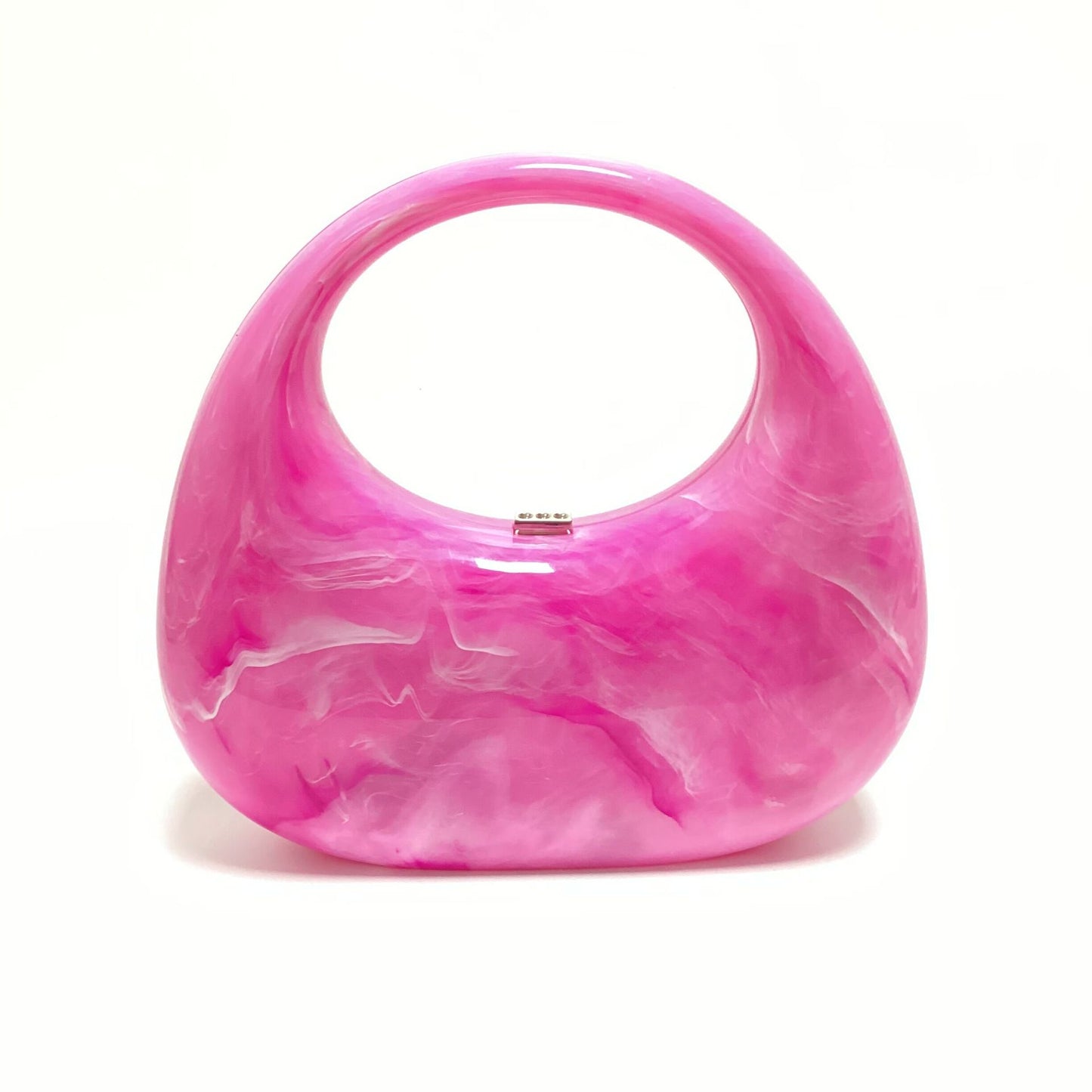 Women's Retro Marble Ice Crack Acrylic Box Handbags