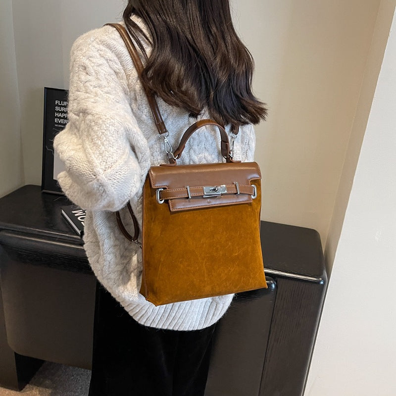 Women's Portable Commuter Fashionable Niche Large Capacity Shoulder Bags