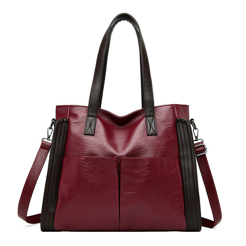 Women's Quick Hair Large Capacity Soft Leather Crossbody Bags
