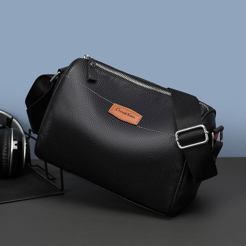 Men's Genuine Leather Commuter Business First Layer Men's Shoulder Bags