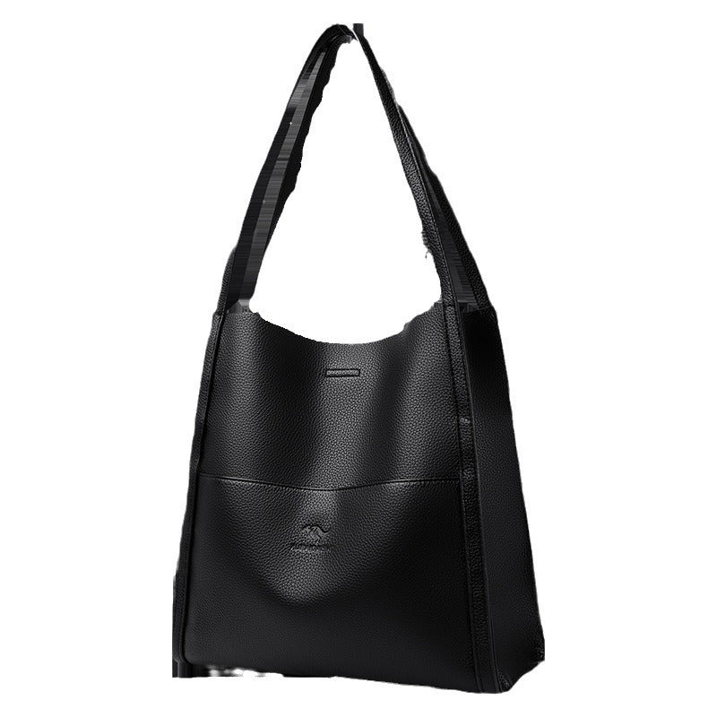 Women's Quality Kangaroo Leather Fashion Large Capacity Bucket Bags