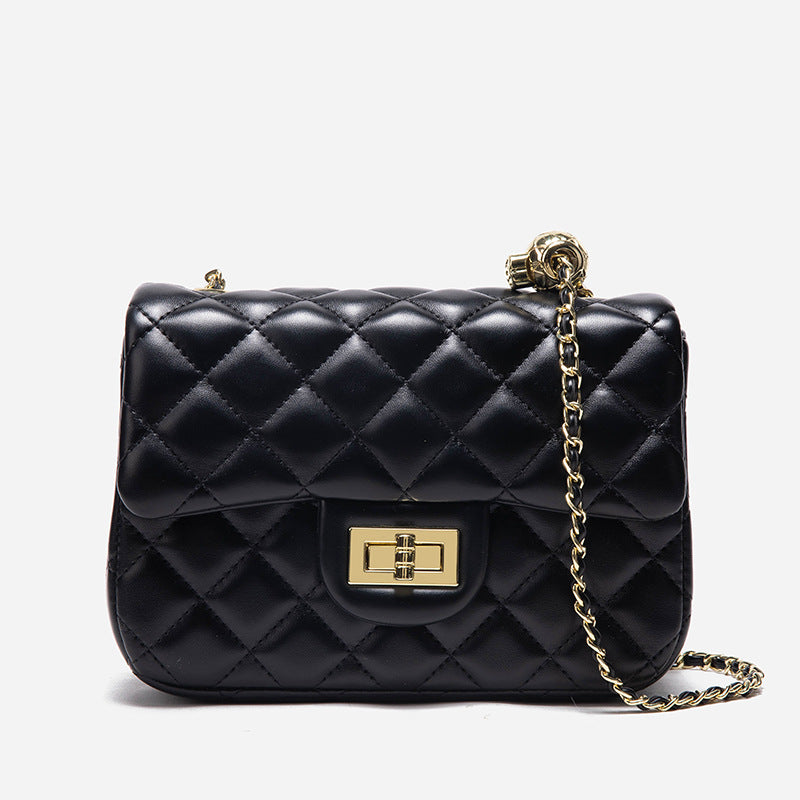 Women's Golden Balls Diamond Pattern Chain Classic Style Live Crossbody Bags
