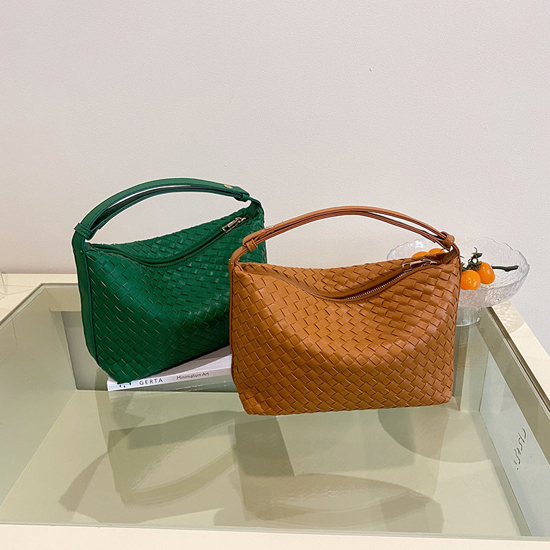 Women's Woven Underarm Versatile High Quality Commuter Shoulder Bags
