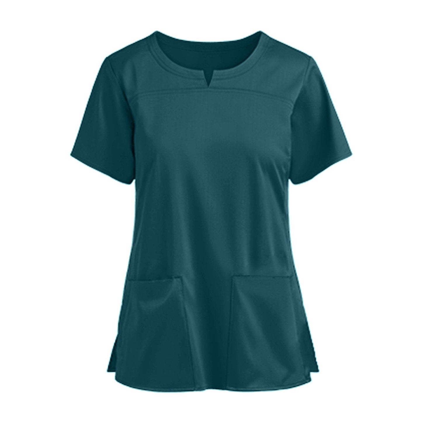 Women's Short-sleeved Pocket Nurse Simple Elegant Uniform