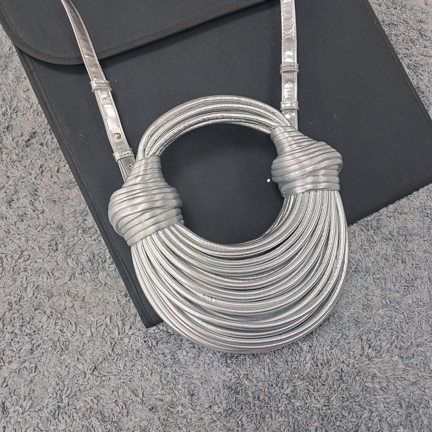 Hand-woven Noodle Knotted Fashion Personality Trendy Handbags