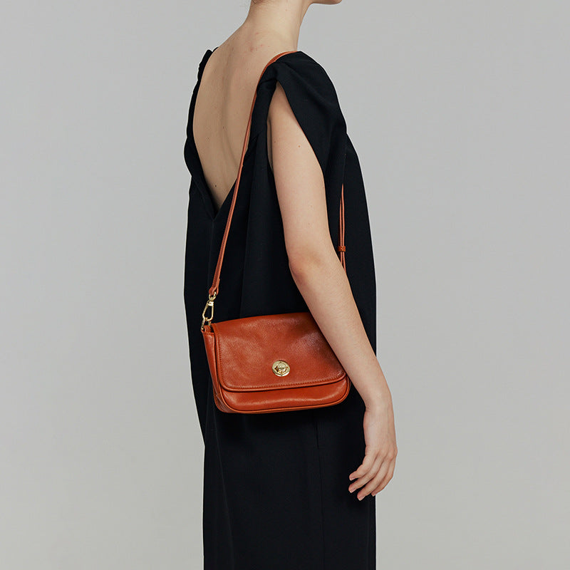 Women's Summer First Layer Vegetable Tanning Leather Shoulder Bags