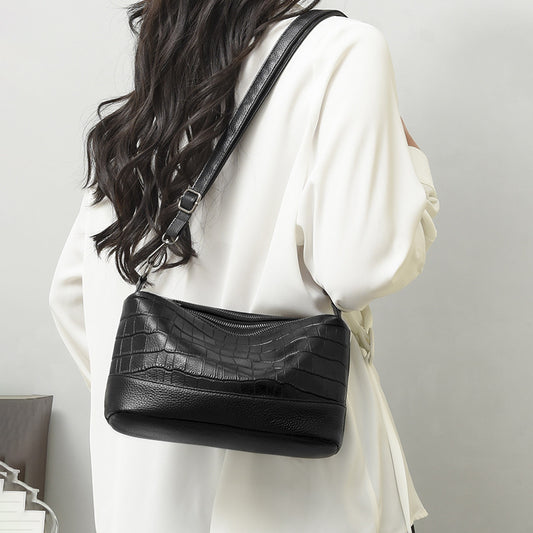 Women's Pattern Mother Fashionable Simple Large Capacity Crossbody Bags