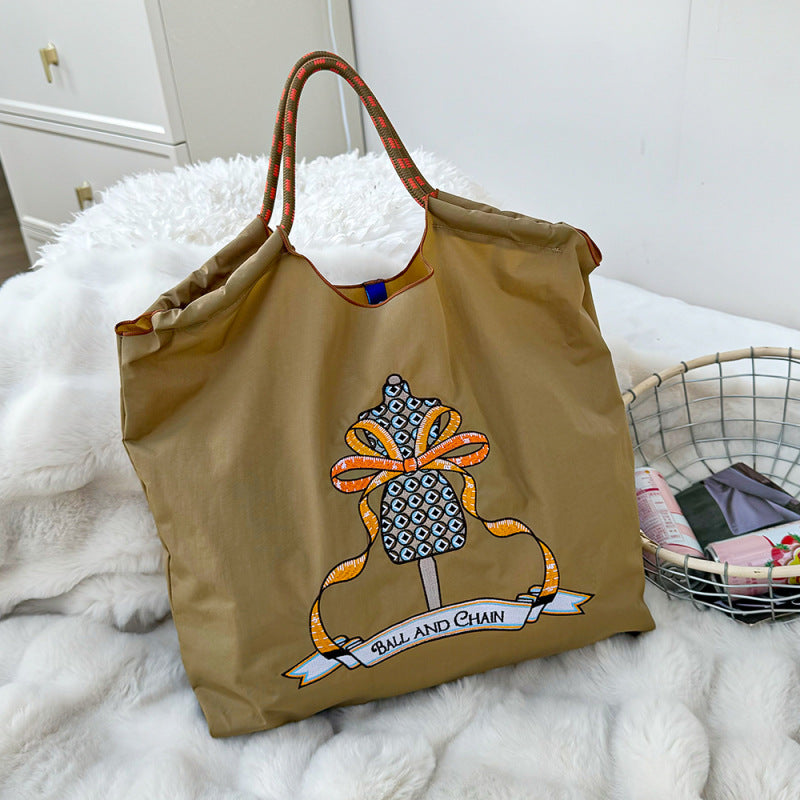 Style Embroidery Shopping Niche Ten Thousand Needle Bags