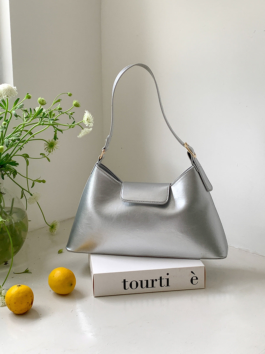Women's Underarm Niche Korean Texture Portable Large Shoulder Bags