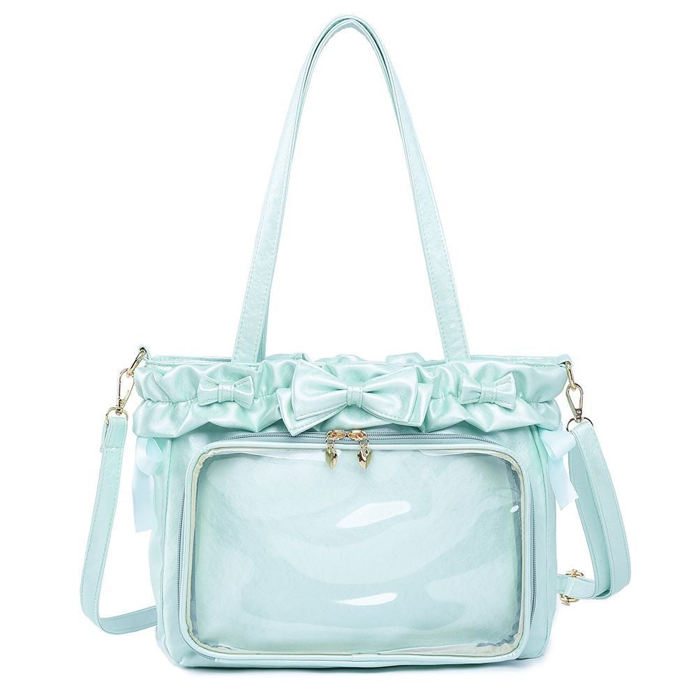 Women's Pain Ballet Holiday Surface Pure Color Shoulder Bags