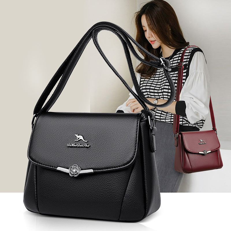Women's Mom Trendy Fashion Soft Leather Shoulder Bags