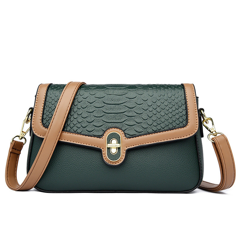 Women's Pretty High-grade Underarm Crocodile Pattern Shoulder Bags