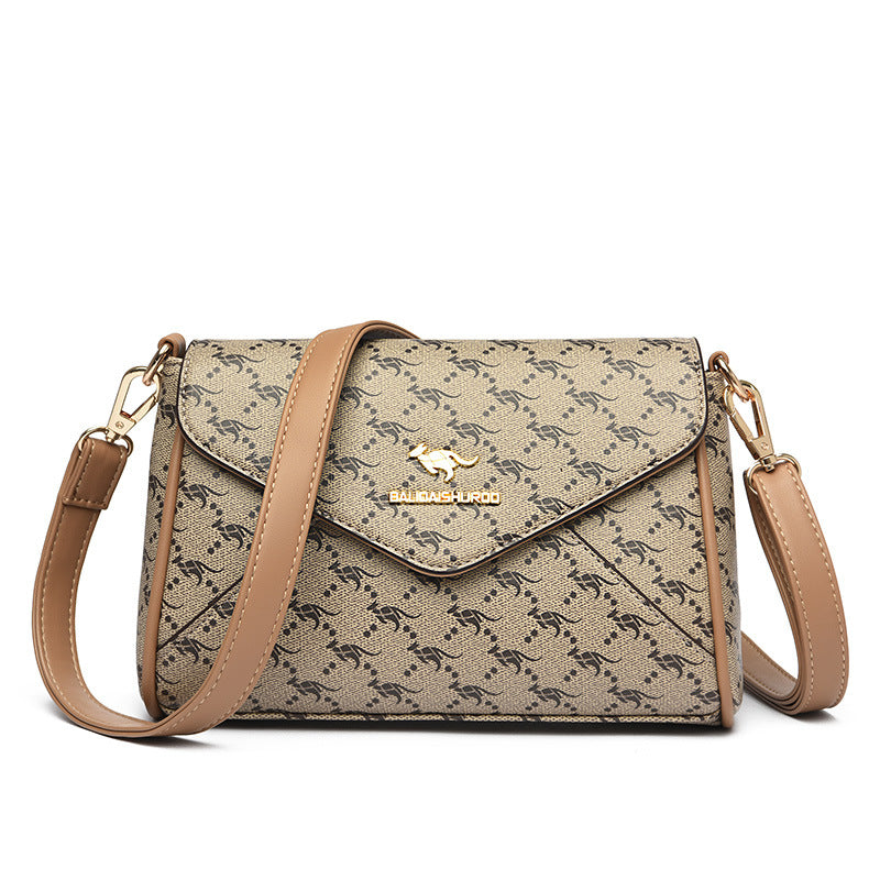 Women's Mother Simple Fashion Stitching Use Mother-in-law Crossbody Bags
