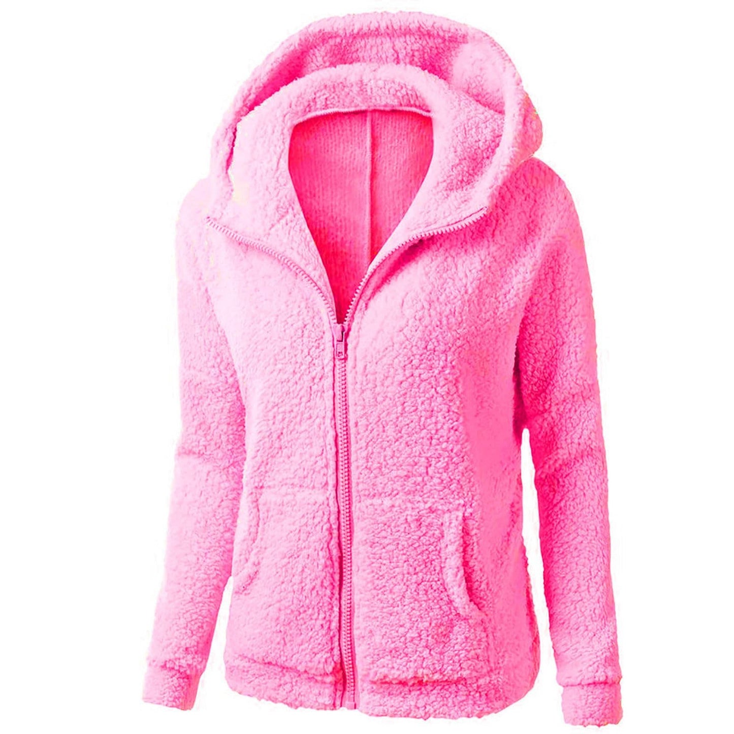 Women's Fleece Sweatshirt Ladies Hooded Pullover Sweaters