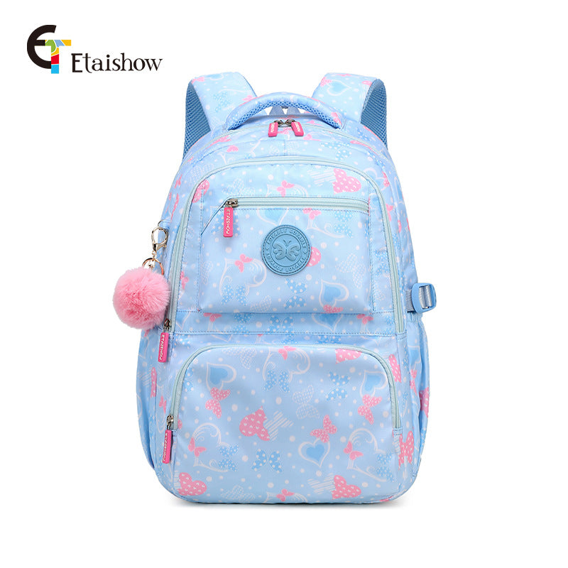 Printed Primary Junior High Large Capacity Backpacks