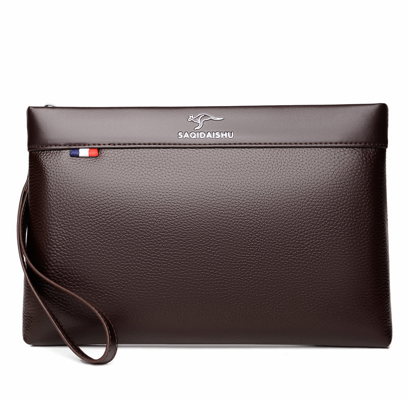 Men's Genuine Leather Clutch Leisure First Layer Kraft Men's Handbags