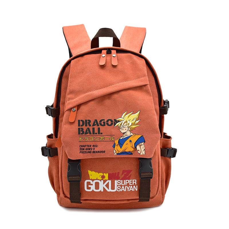 Men's Piece Cartoon Dragon Ball Totoro Joint Middle School Students' Schoolbags