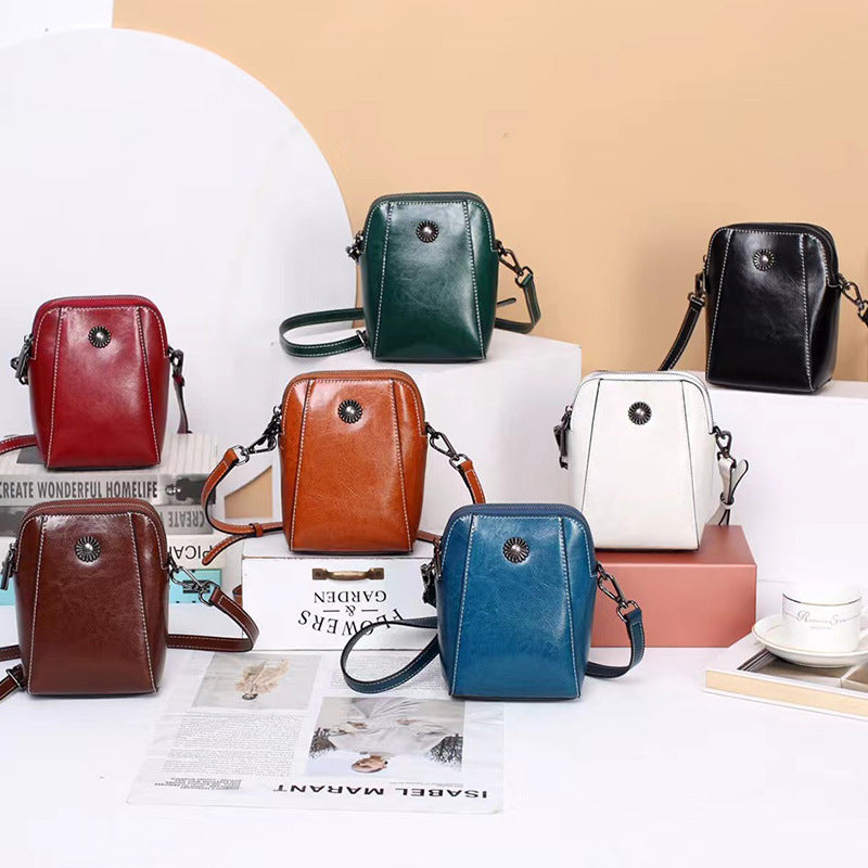 Women's Summer Genuine Leather Fashion Cowhide Shoulder Bags