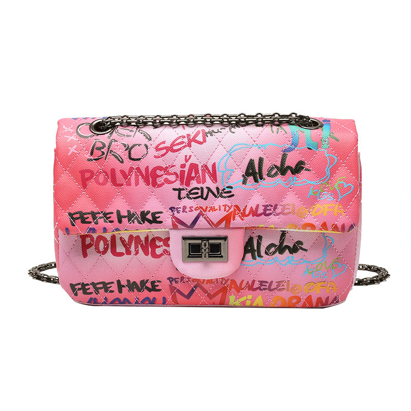 Women's Diamond Chain Iti Portable Hot Mom Crossbody Bags