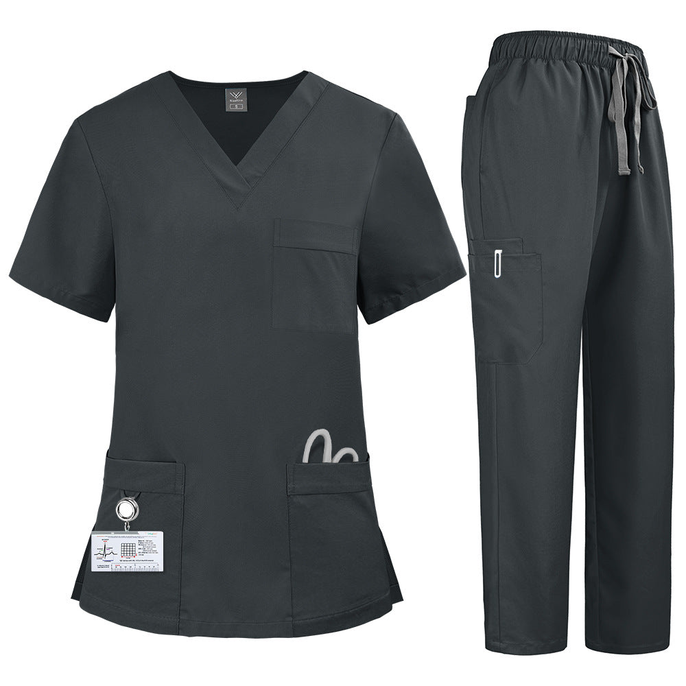 Women's & Men's & Stretch Hand Washing Doctor Two-piece Uniform