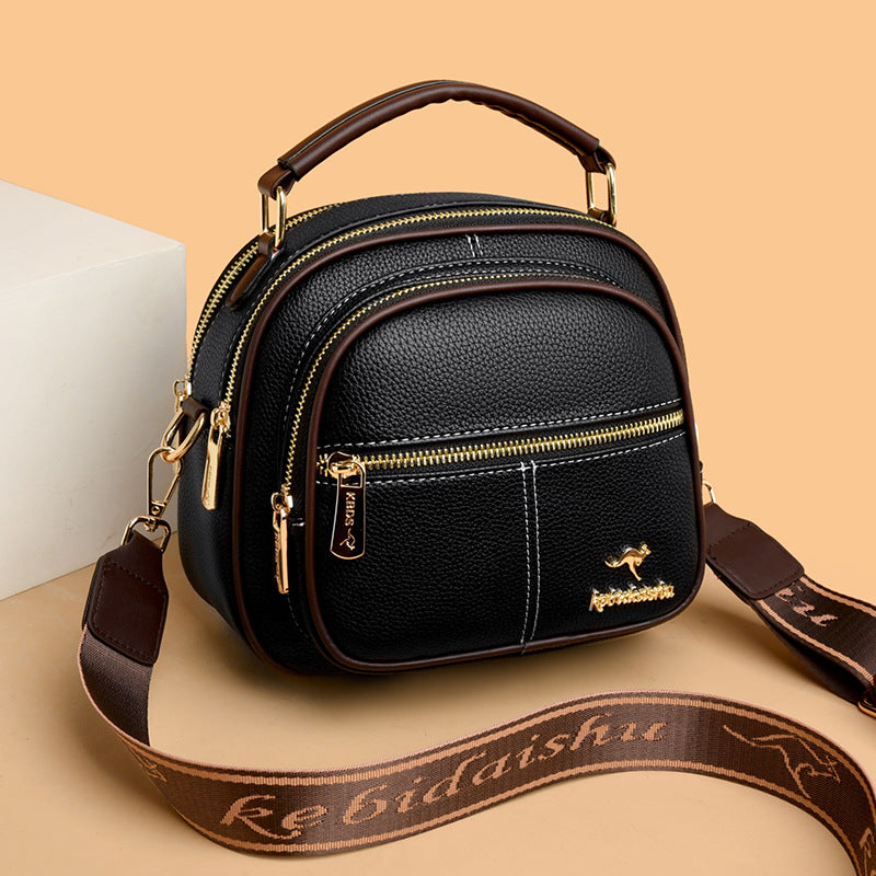 Advanced Texture Soft Leather Large Capacity Versatile Light Crossbody Bags