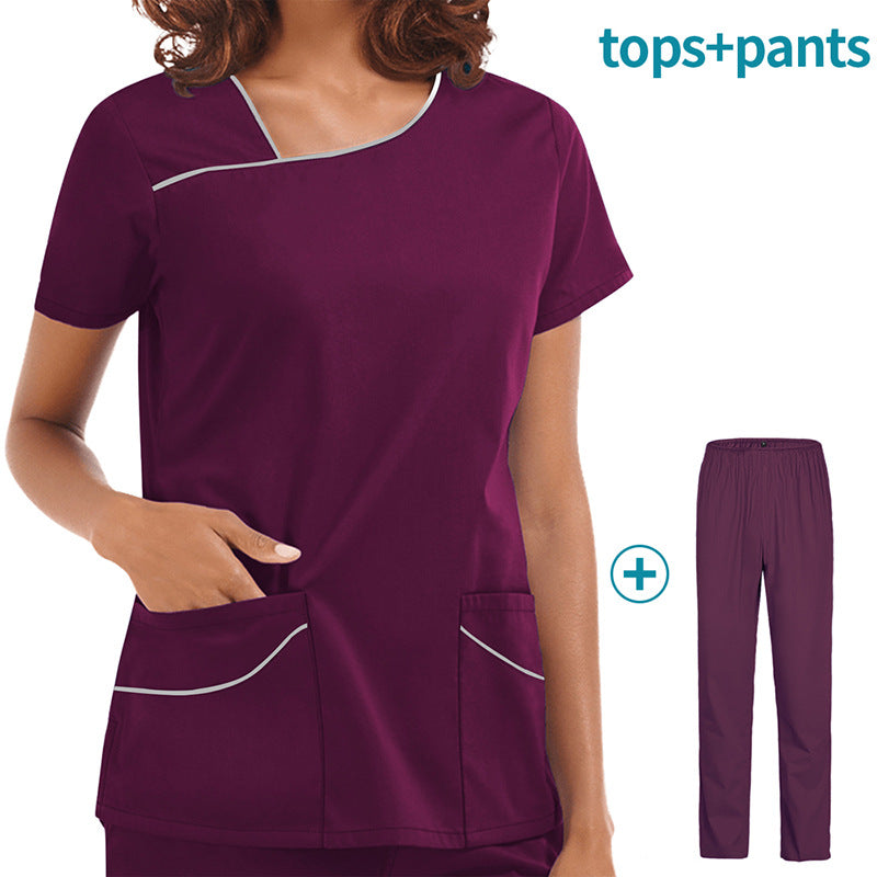 Washing Female Skin Management Work Clothes Nurse Shorts