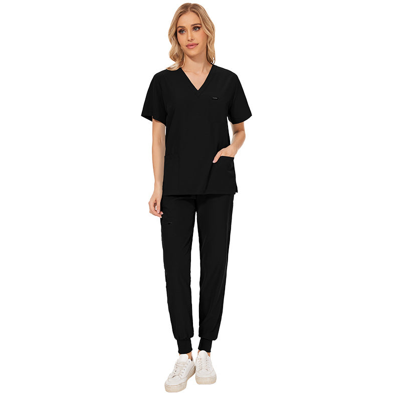 Color Fruit Green Short-sleeved Nurse Jogging Uniform