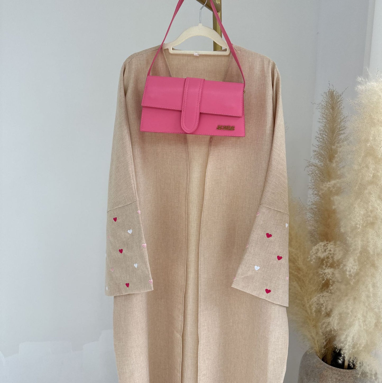 Fashion Love Embroidered Turkish Elegant Robe Clothing
