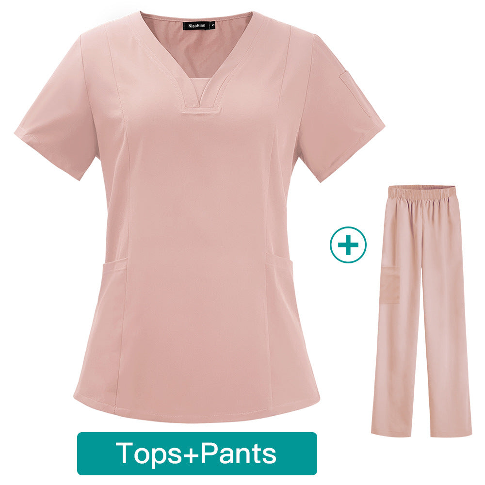 Gown Female Stomatologist Work Clothes Sleeve Male Hand Uniform