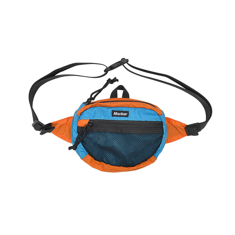 Women's & Men's & Fashion Contrast Color Style Waterproof Men's Chest Bags