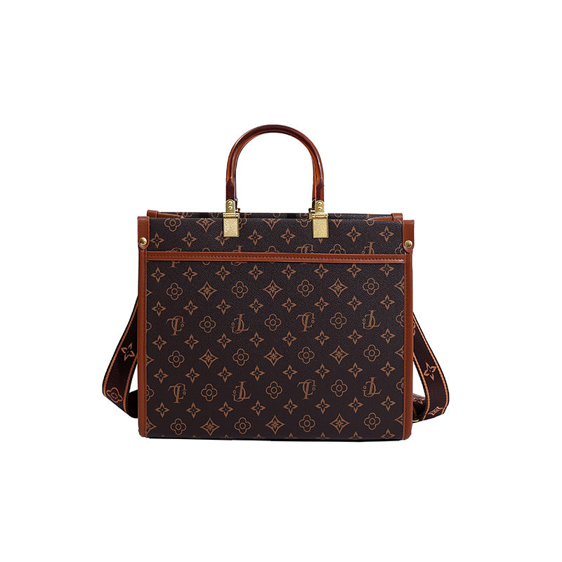 Women's Simple Fashion Commuter Advanced Texture Printed Tote Bags