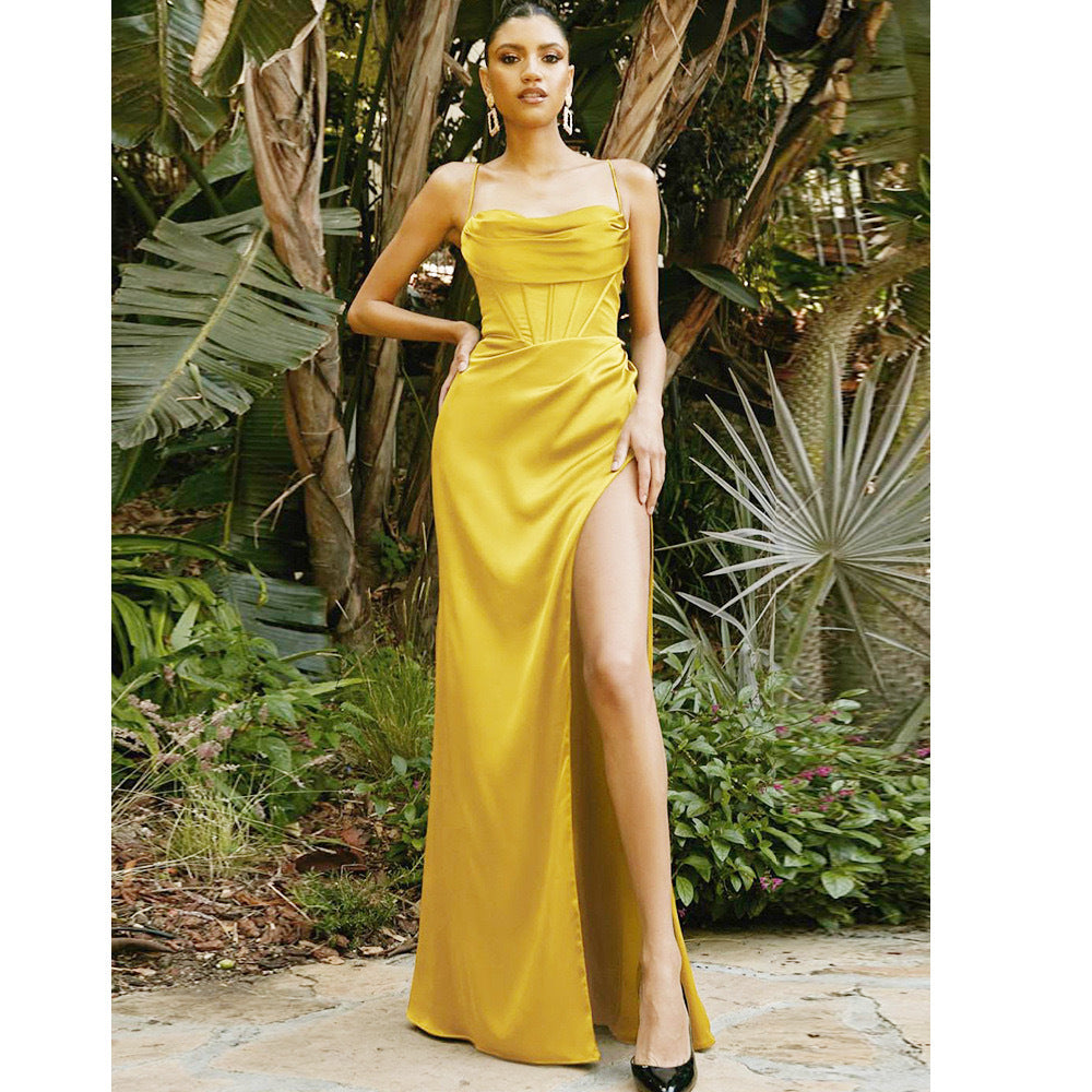 Women's Sexy Sleeveless Camisole Gown Dress Dresses