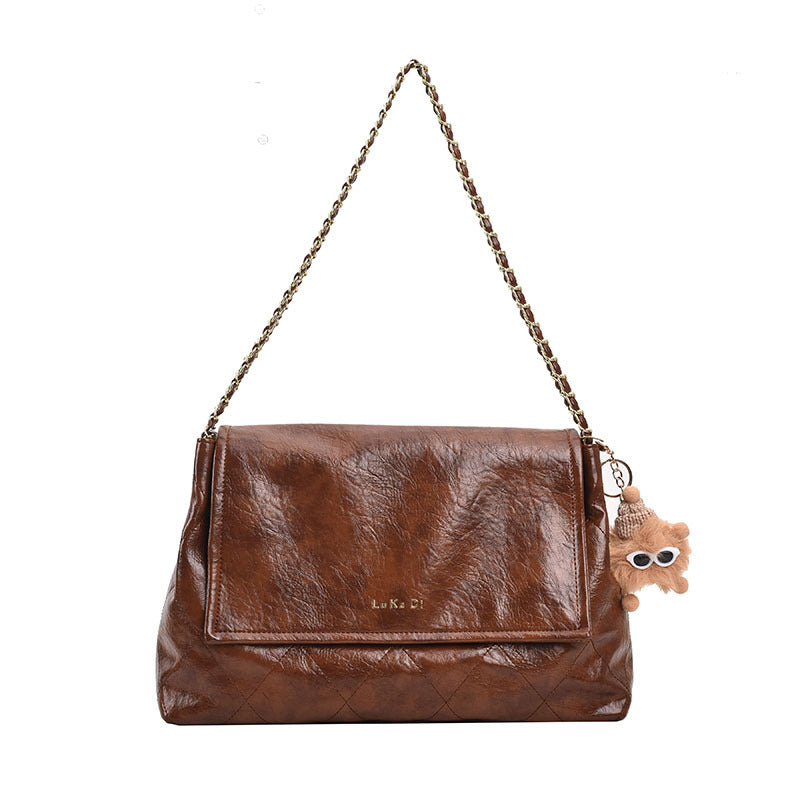 Women's Underarm Fashion Four Chain Versatile Large Bags