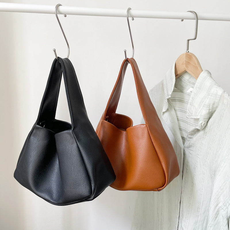 Women's Style Lychee Pattern Fashion Soft Leather Bags
