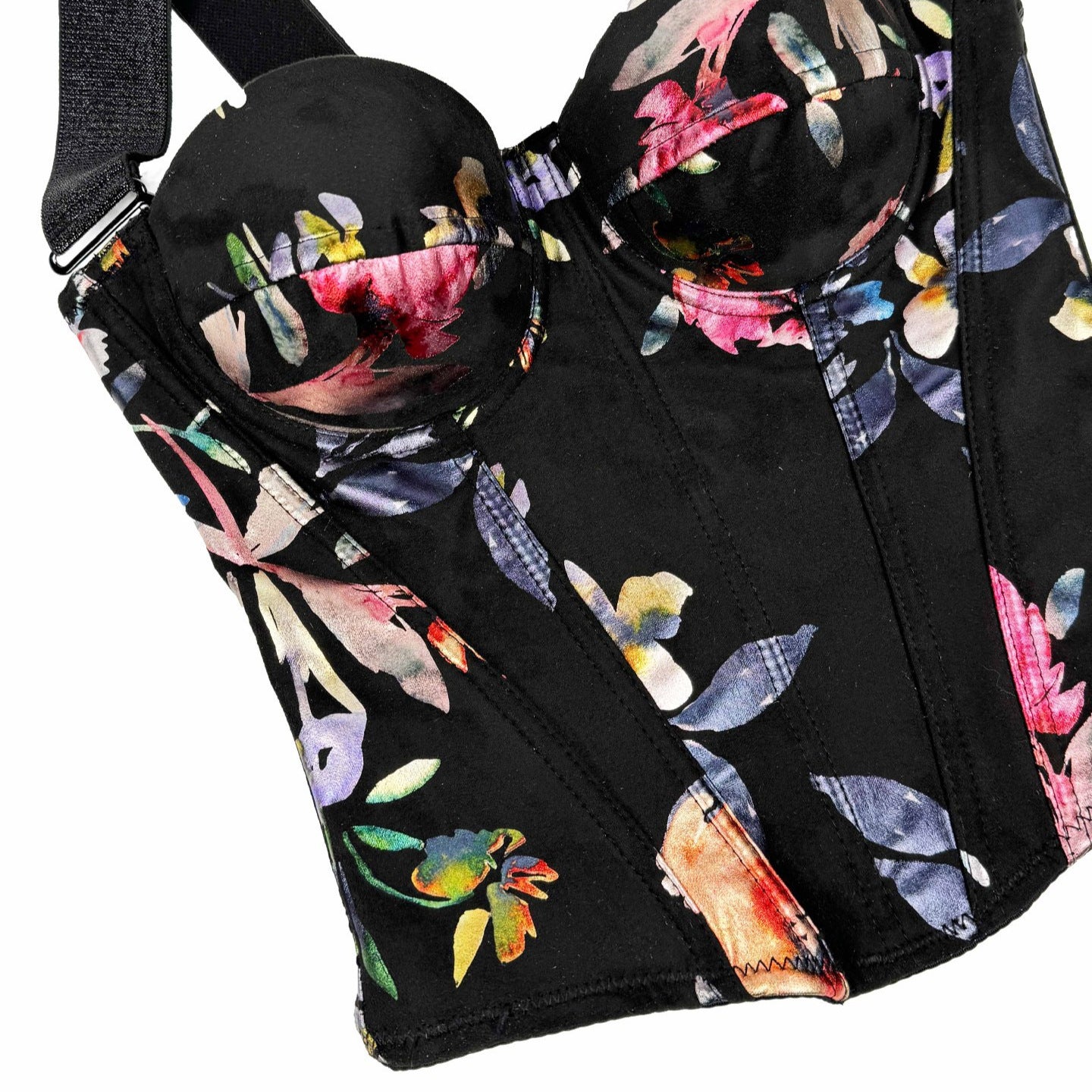 Sexy Imitation Leather Veet High-grade Printing Tops