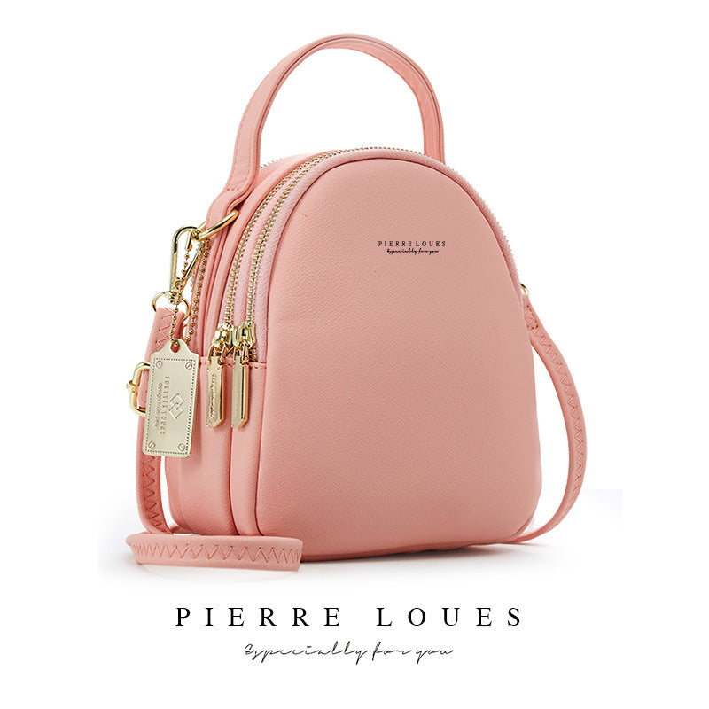 Women's Korean Solid Color Large Capacity Fashion Backpacks