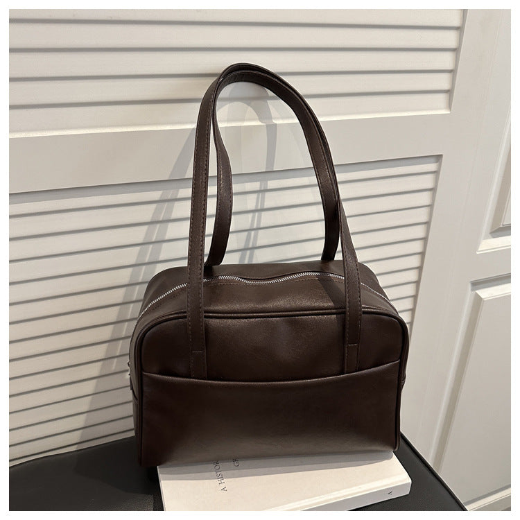 Style Large Capacity Retro Korean Commuter Trendy Women's Shoulder Bag