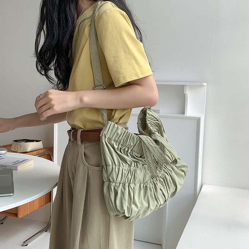 Women's Nylon Summer Versatile Lightweight Large Capacity Shoulder Bags