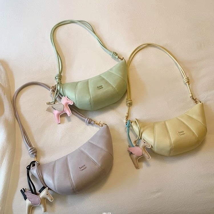 Women's South Style Crescent Moon Boat Super Shoulder Bags