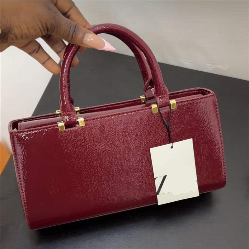Women's Spanish Magneta Texture Advanced Mini Crossbody Bags