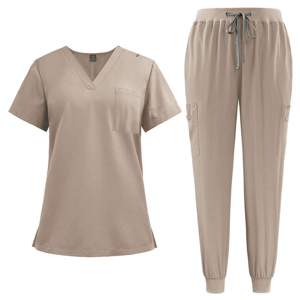 Men's Washing Split Frosted Jogging Oral Clinic Medical Uniform
