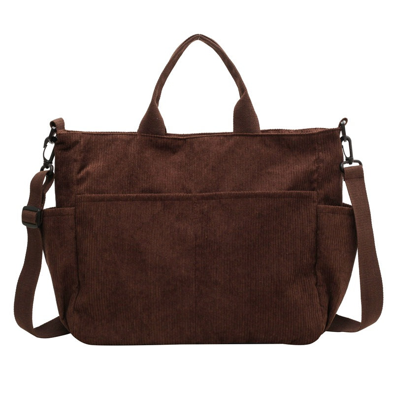 Women's Portable Female Fresh Artistic Large Capacity Women's Shoulder Bag