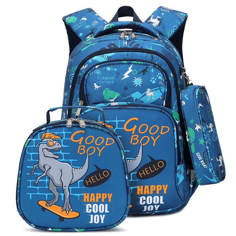Primary Burden Relief Spine Protection Unicorn First-class Cartoon Elementary School Students' Schoolbags