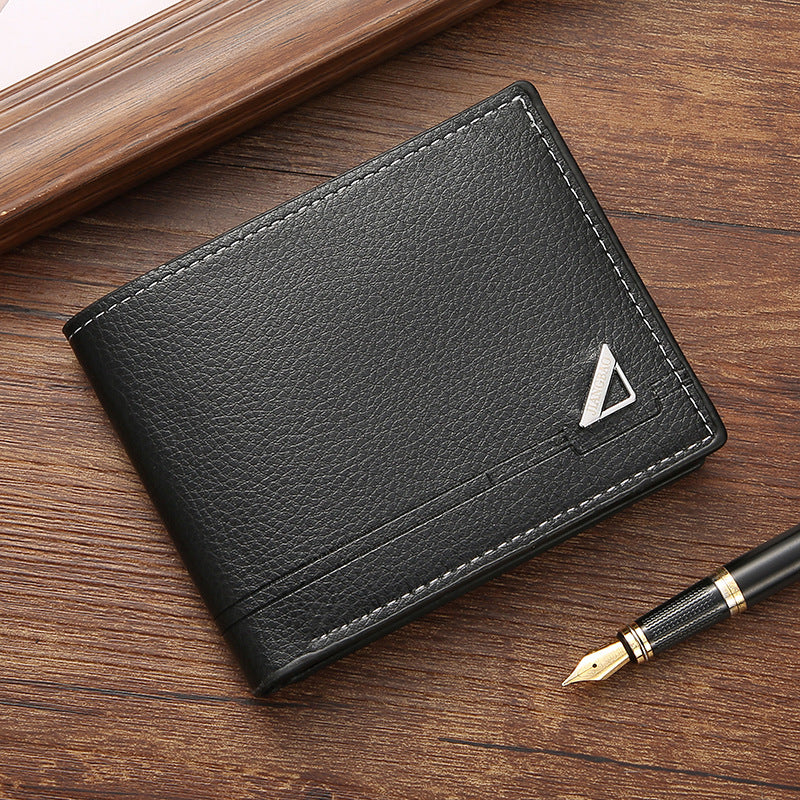 Men's Youth Business Horizontal Fashion Large Capacity Men's Wallet