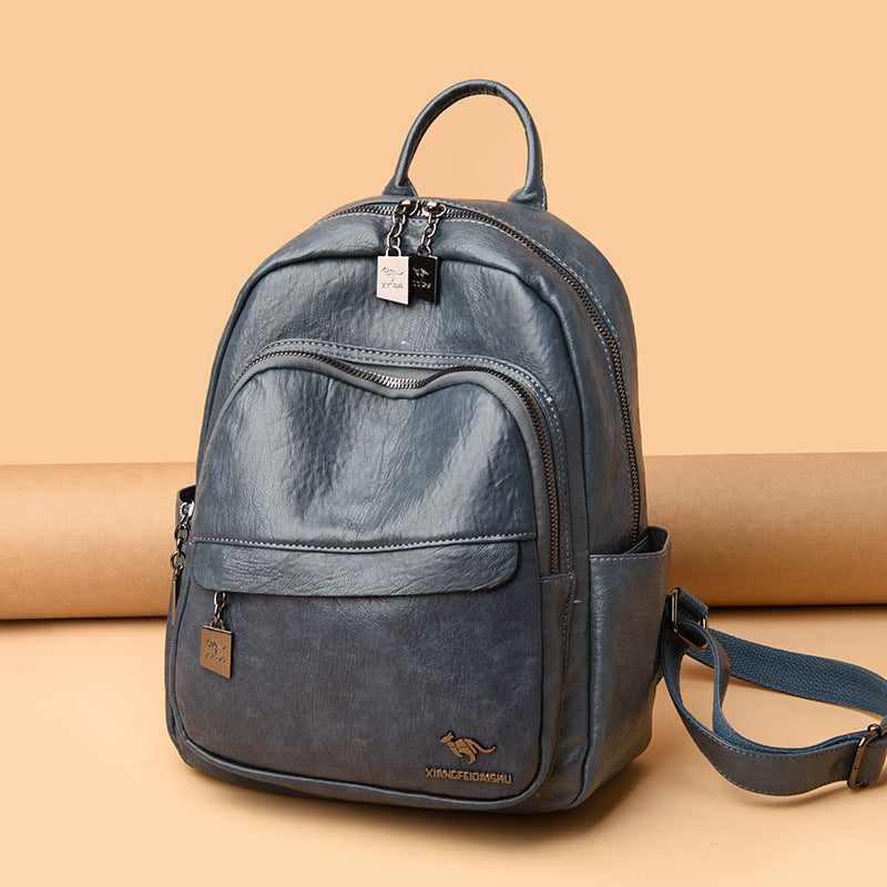 Women's Slouchy Korean College Simple Fashion Backpacks